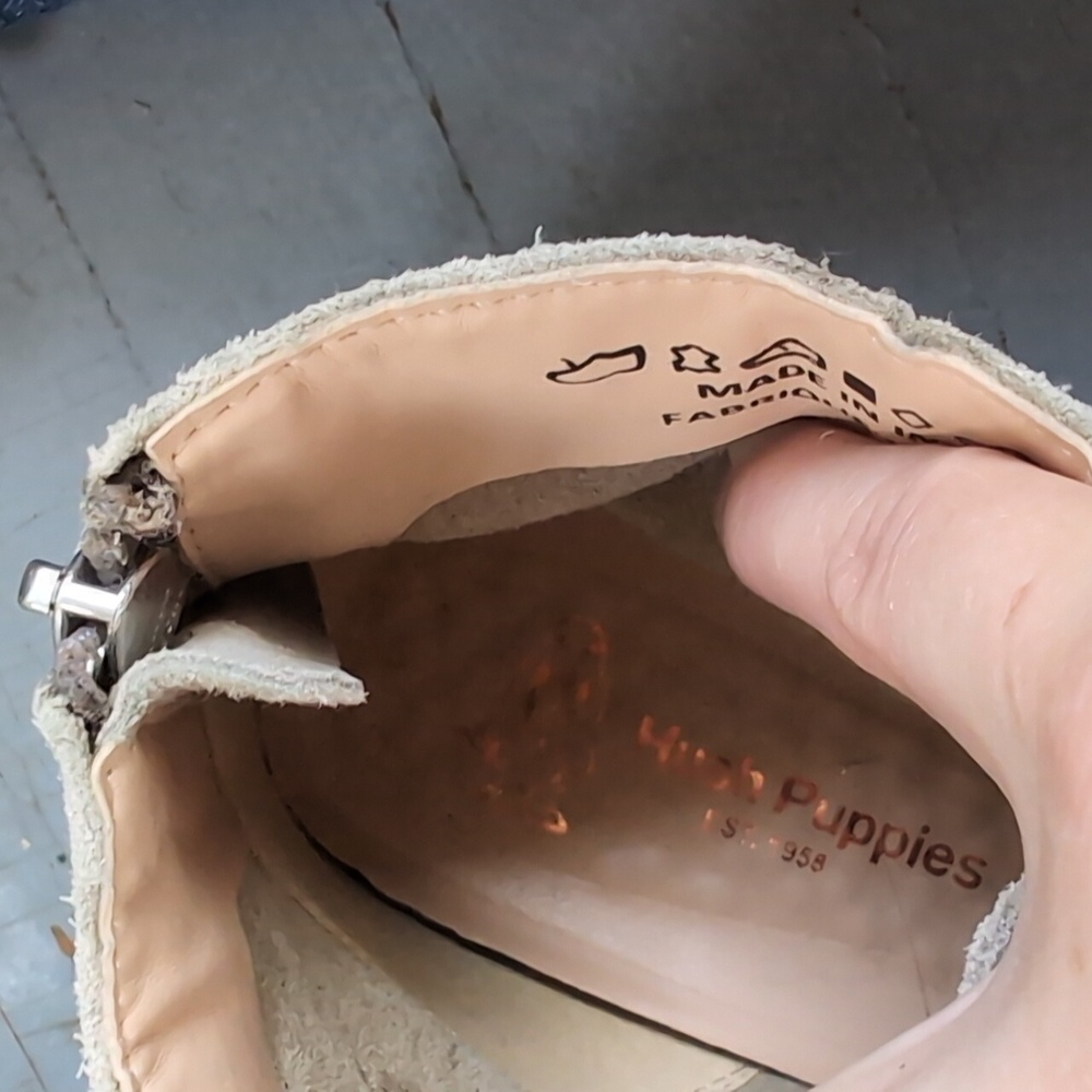 Vintage Hush Puppies Suede Leather Boots - Picture 9 of 10